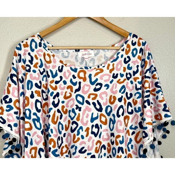 NWT Jess Lea Feeling Like Fun Swimsuit Coverup Dress‎ One Size Fits 0-10 Leopard - Picture 5 of 13